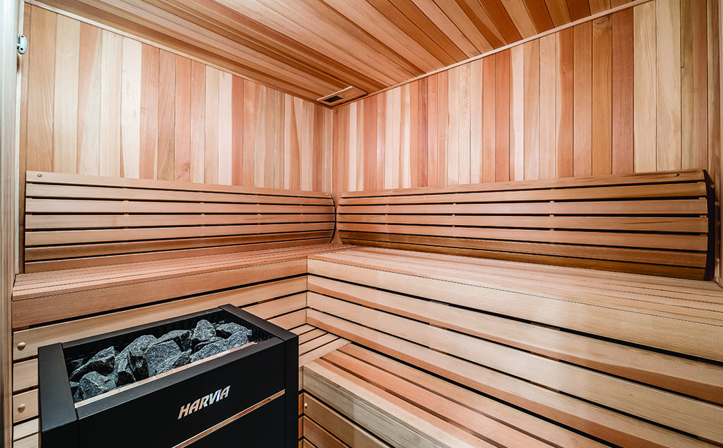 Residential Sauna Builders Choose Cedar For Distinctive Wall Finishes